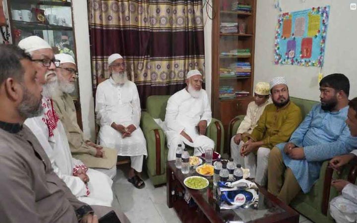 নাইমা সুলতানার পরিবারের সঙ্গে সাক্ষাৎ করলেন বিরোধীদলীয় নেতা